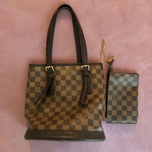 Vintage Louis Vuitton Bag with Coin Purse